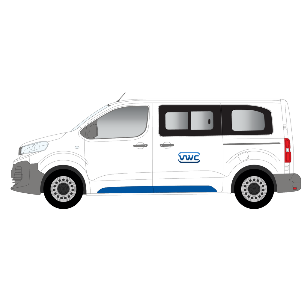Peugeot Expert 2017-Current Left Passenger Side Window MWB