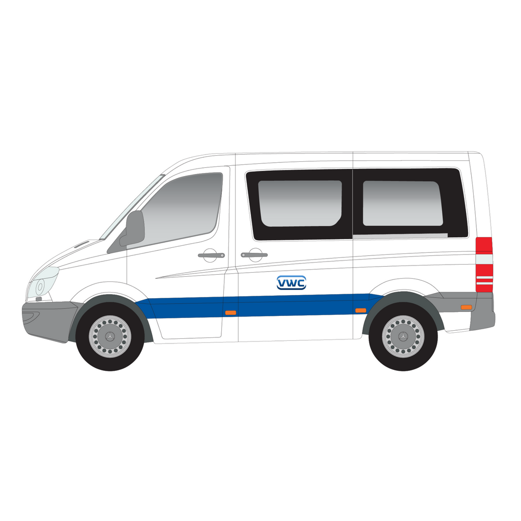 Mercedes Sprinter 2006-Current Left Passenger Side Window SWB