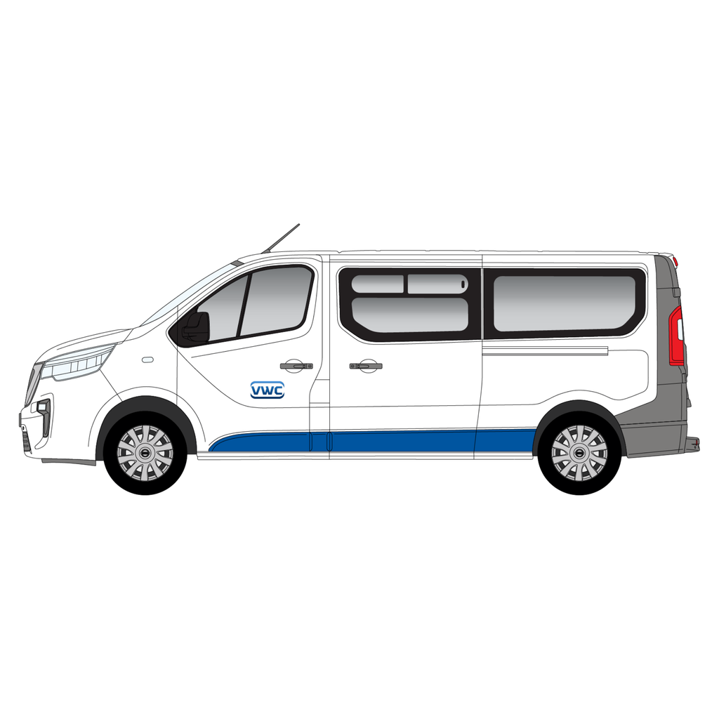 Nissan Primastar 2014-Current Left Passenger Side Window LWB