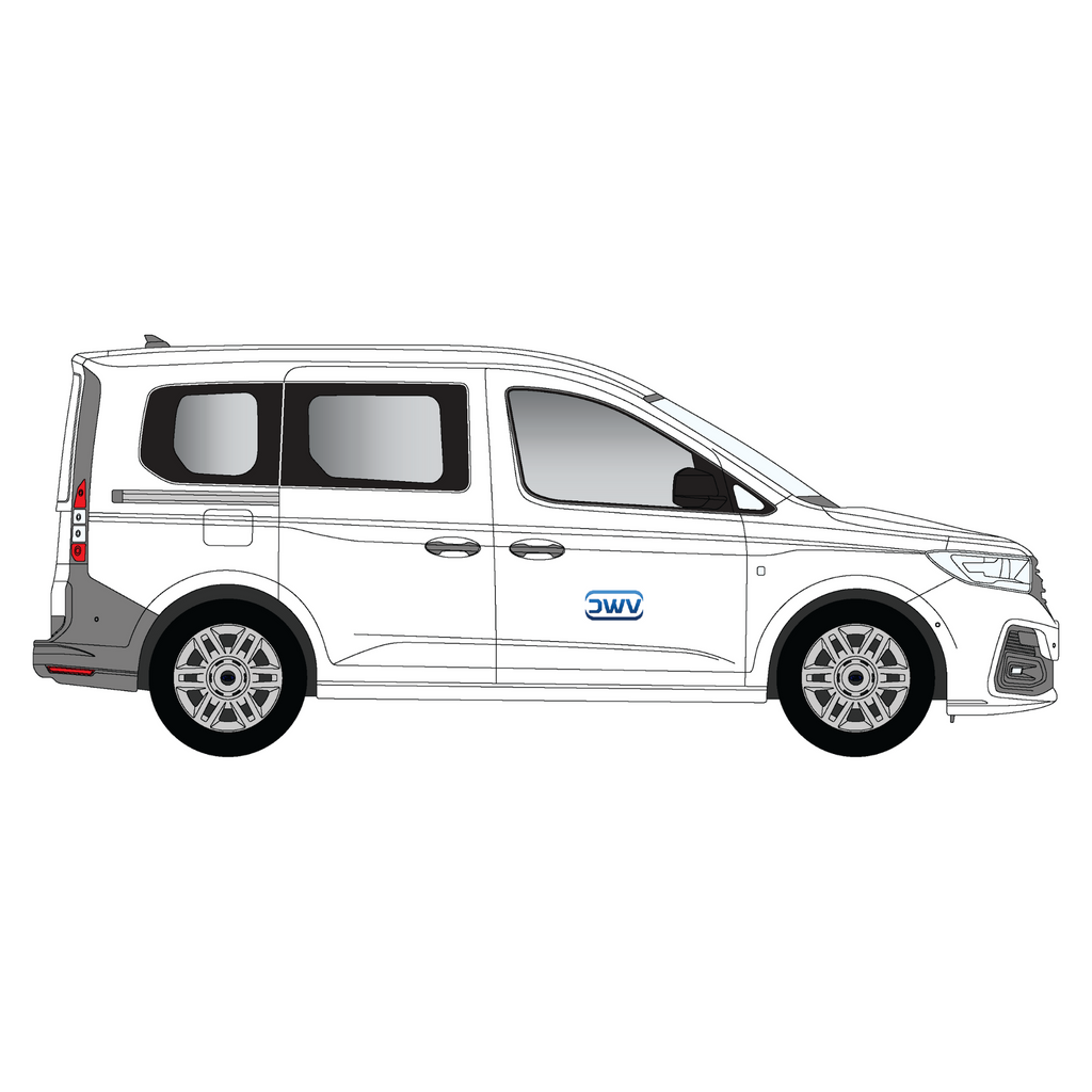 Ford Transit Connect 2013-2024 Right Driver Side Window SWB