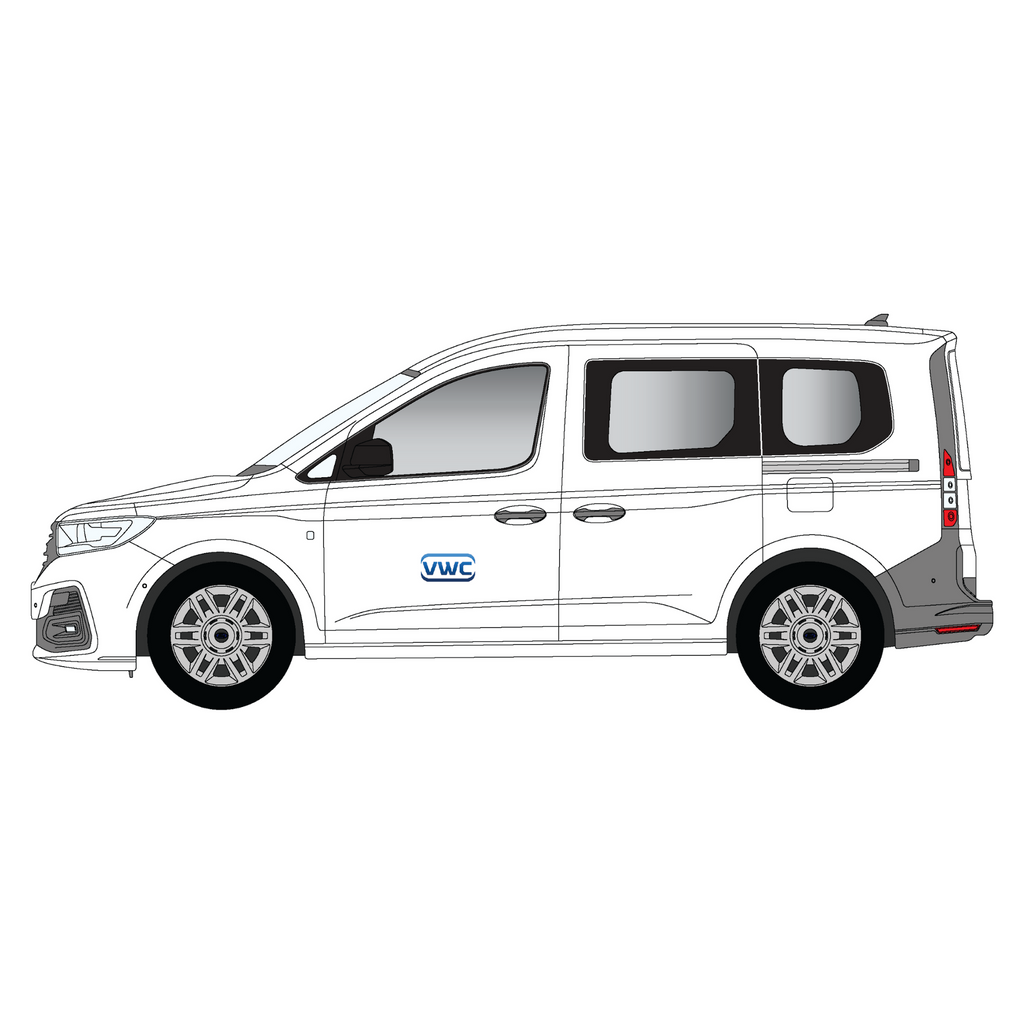 Ford Transit Connect 2002-2013 Left Passenger Side Window SWB