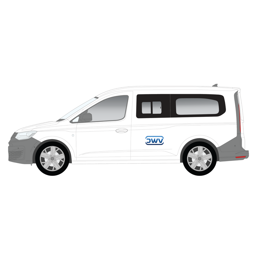 Volkswagen Caddy Maxi 2023-Current Left Passenger Side Window LWB