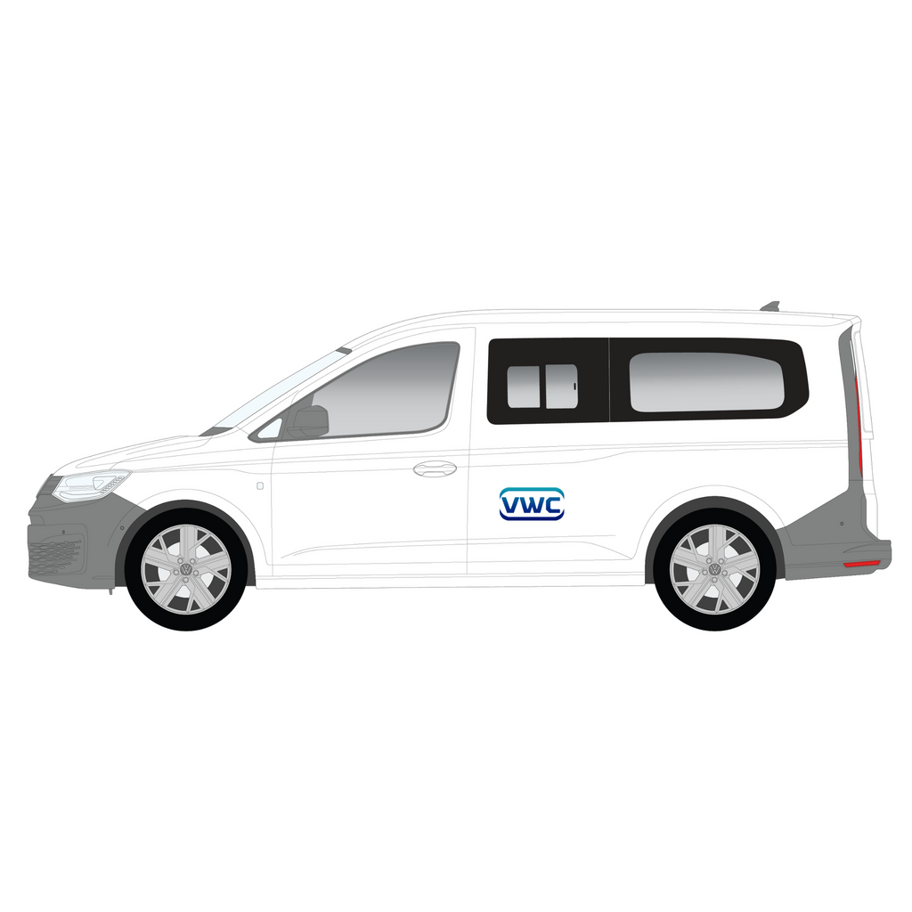 Volkswagen Caddy 2023-Current Left Passenger Side Window SWB