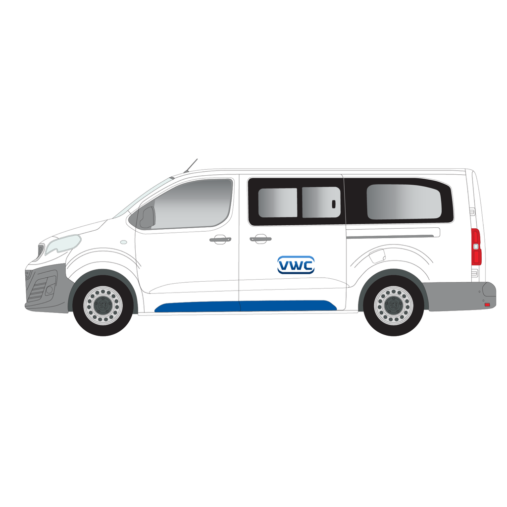 Peugeot Expert 2017-Current Left Passenger Side Window LWB