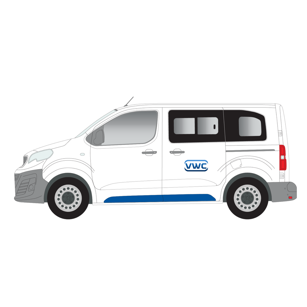 Peugeot Expert 2017-Current Left Passenger Side Window SWB