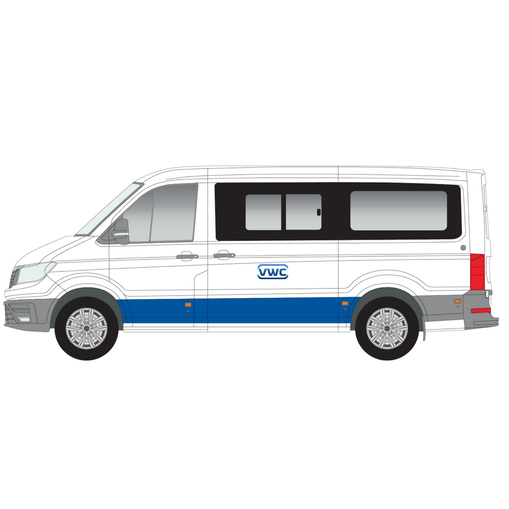 Man Tge 2017-Current Left Passenger Side Window MWB