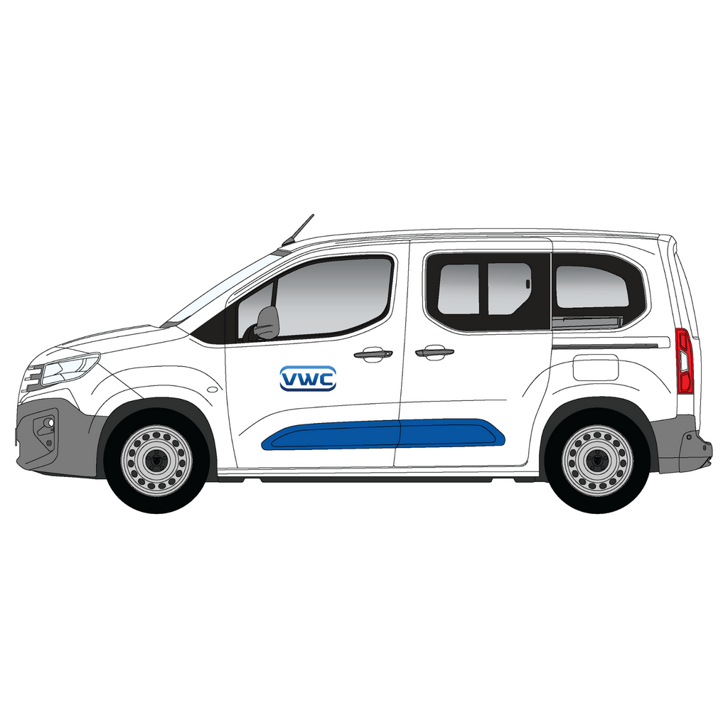 Peugeot Partner 2018-Current Left Passenger Side Window XLWB