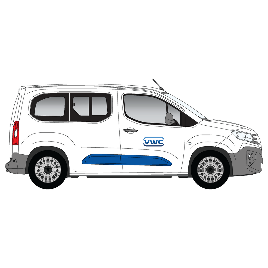 Peugeot Partner 2018-Current Right Driver Side Window LWB