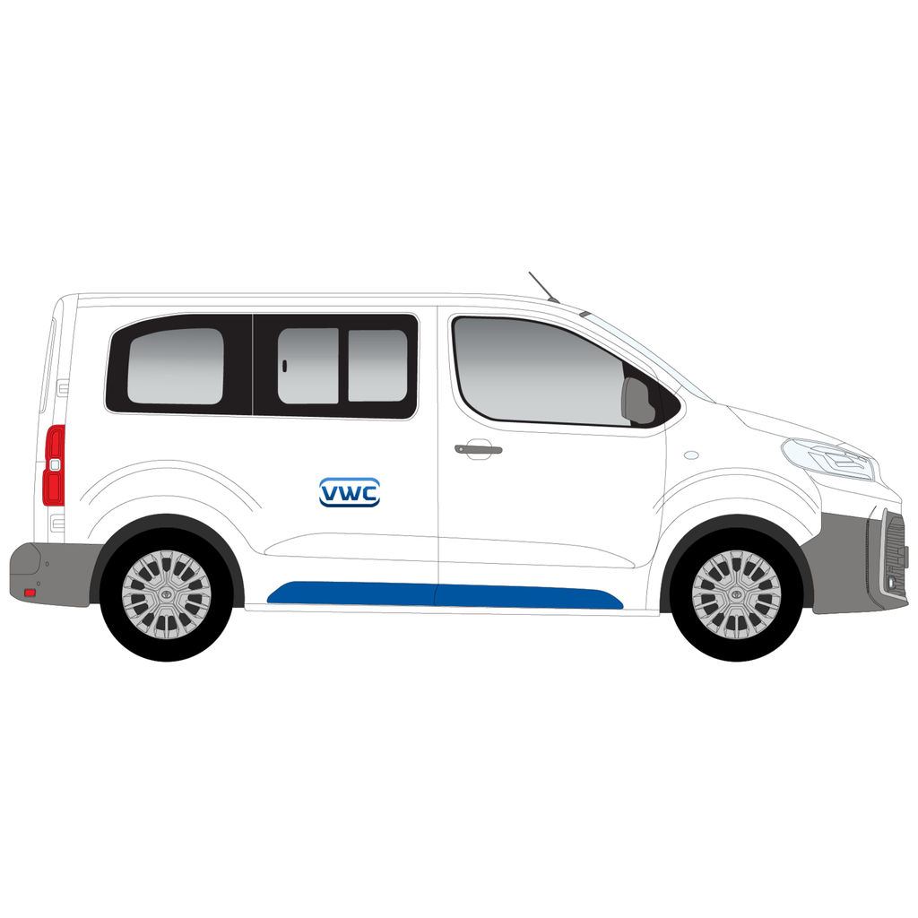 Toyota Pro-Ace 2017-Current Right Driver Side Window LWB