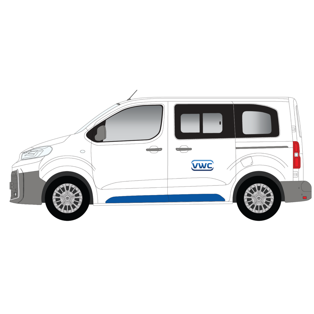 Toyota Pro-Ace 2017-Current Left Passenger Side Window SWB