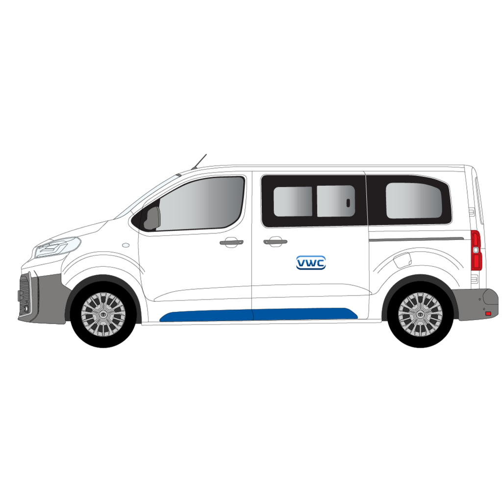 Toyota Pro-Ace 2017-Current Left Passenger Side Window MWB
