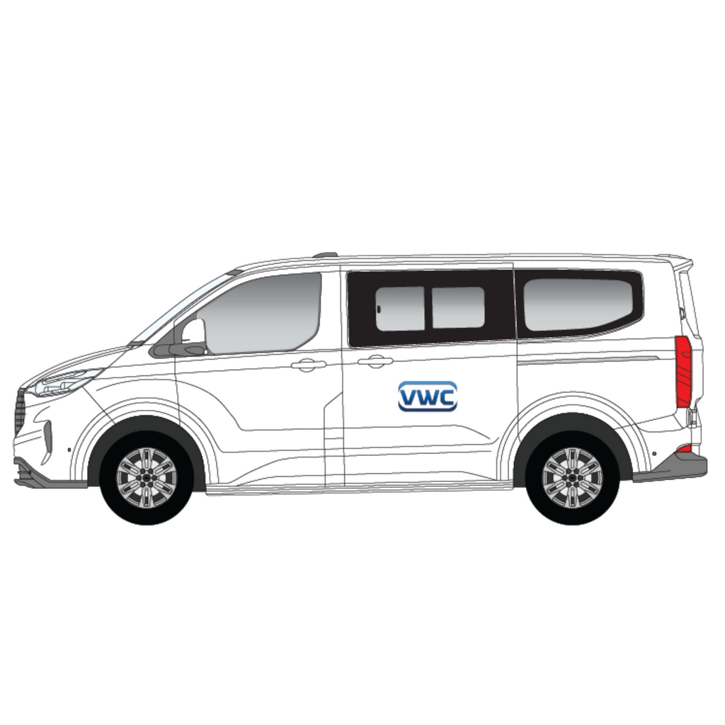 Volkswagen Transporter T7 2024-Current Left Passenger Side Window SWB