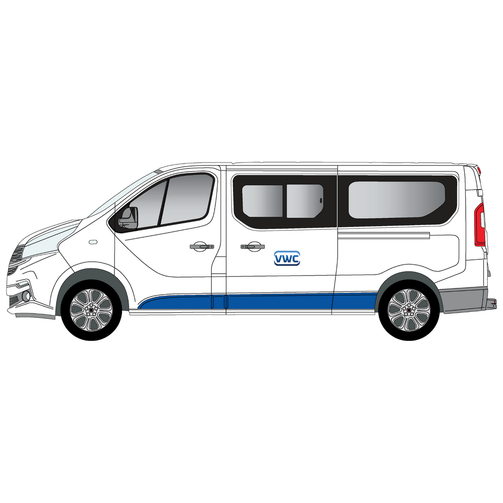 Fiat Talento 2014-Current Left Passenger Side Window LWB