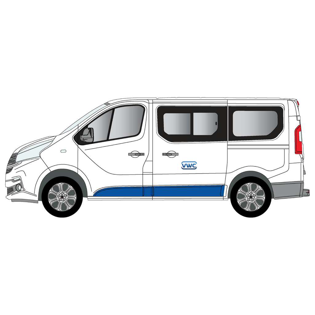 Fiat Talento 2014-Current Left Passenger Side Window SWB