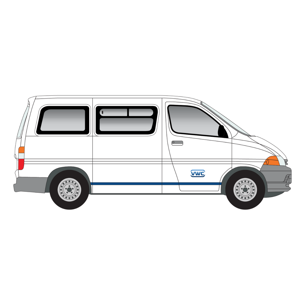Toyota Powervan (Hiace) 1996-2011 Right Driver Side Window SWB