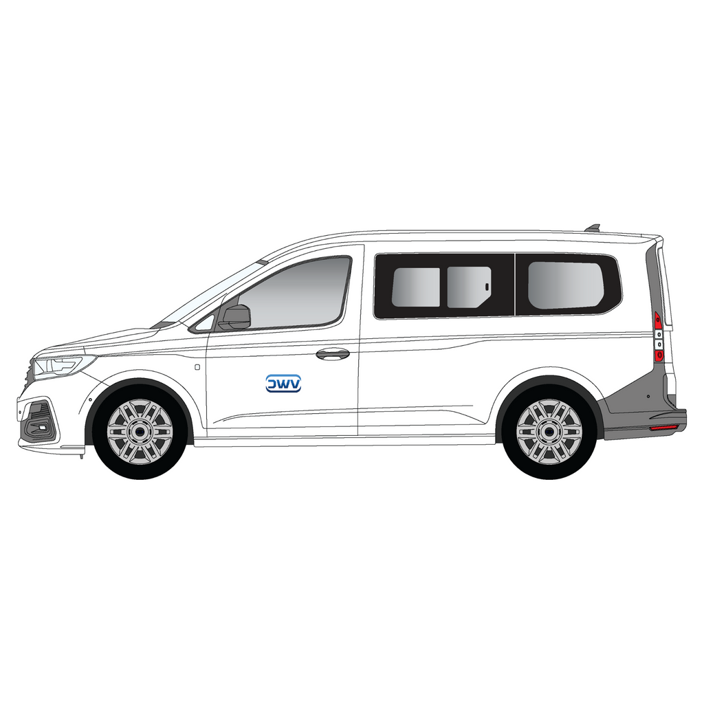 Ford Transit Connect 2002-2013 Left Passenger Side Window LWB