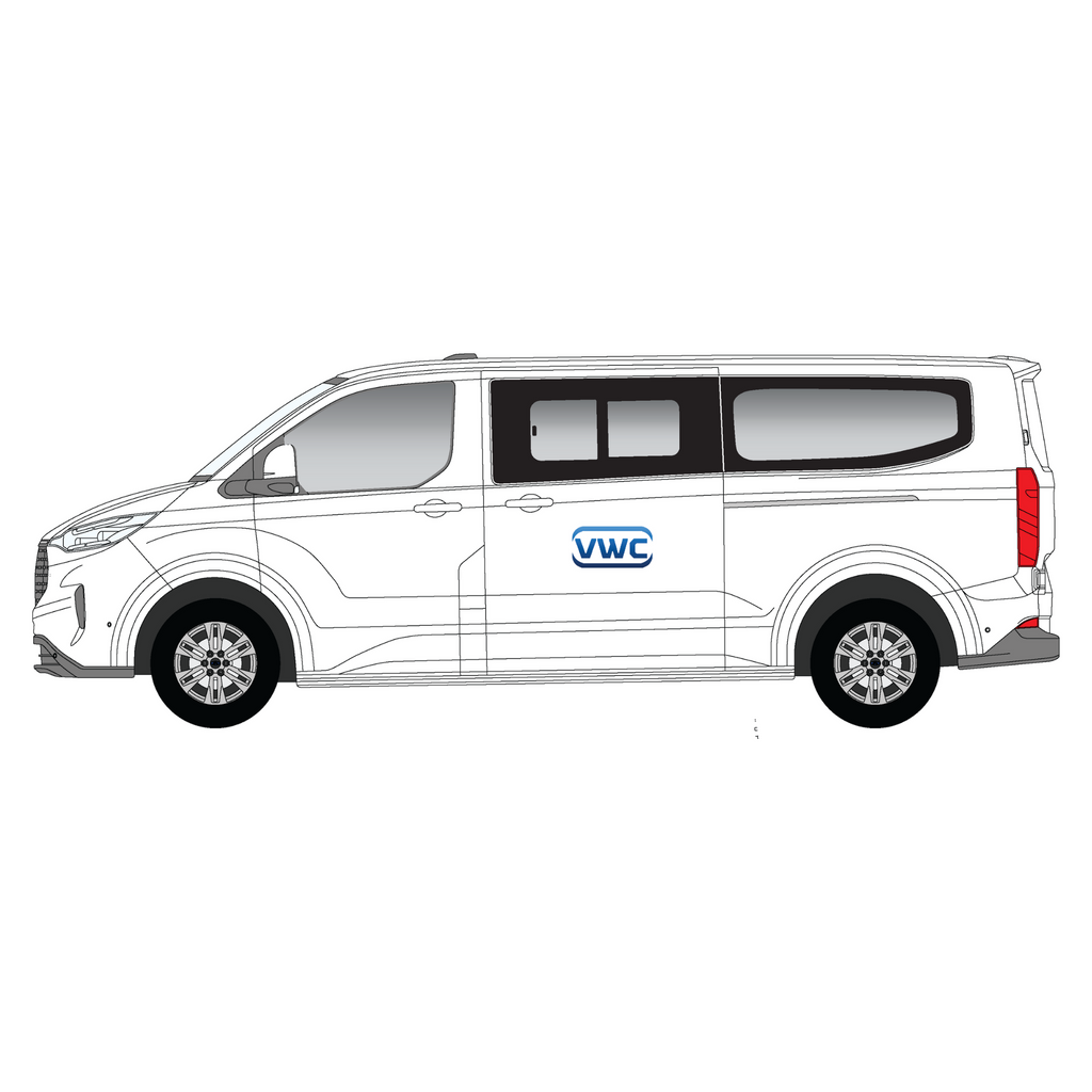 Ford Transit Custom 2024-Current Left Passenger Side Window XLWB