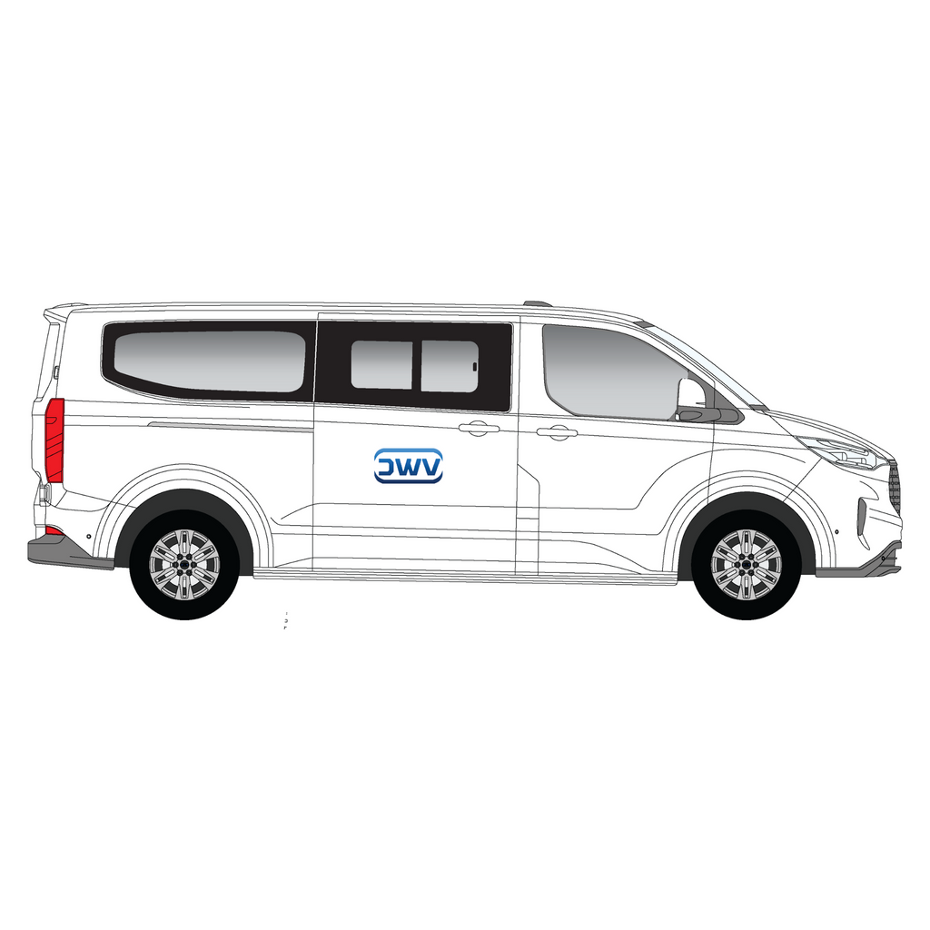 Ford Transit Custom 2024-Current Right Driver Side Window LWB