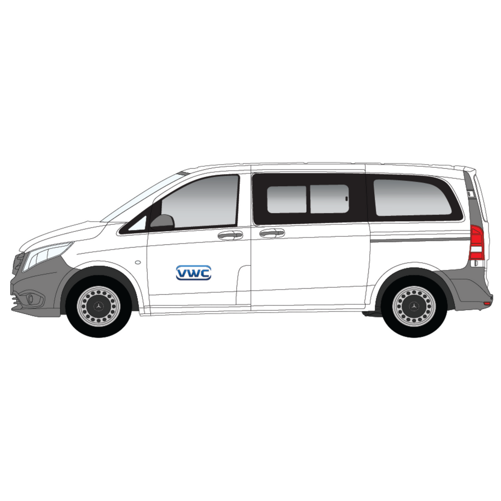 Mercedes Vito 1996-2003 Left Passenger Side Window XLWB