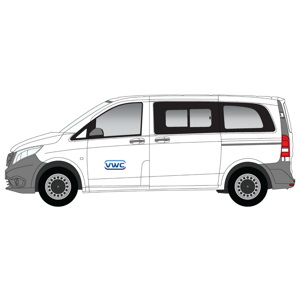Mercedes Vito 1996-2003 Left Passenger Side Window LWB