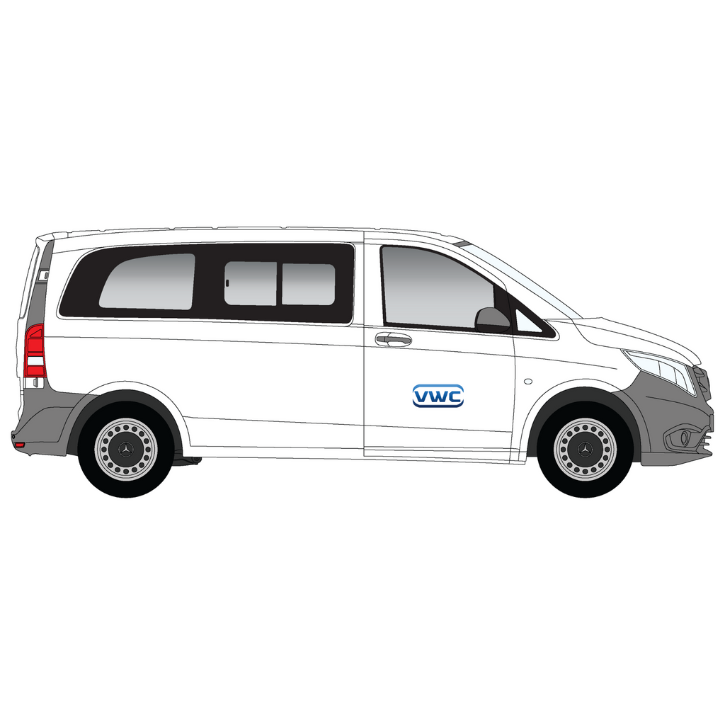Mercedes Vito 2015-Current Right Driver Side Window SWB
