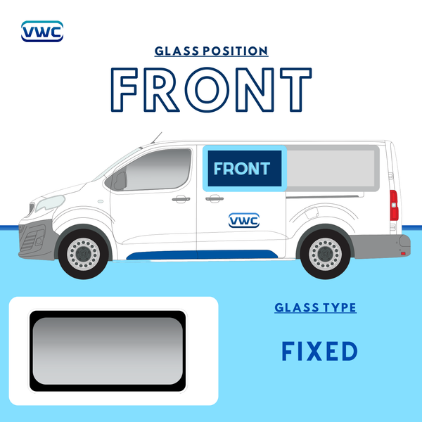 Citroen Dispatch 2007-2016 Left Passenger Side Window XLWB – Van Window ...