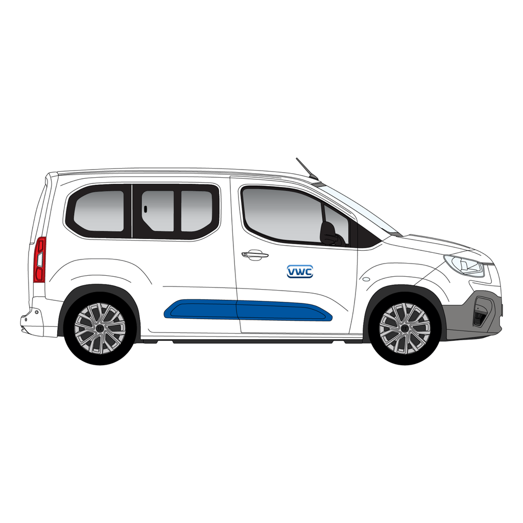 Fiat Doblo 2011-2022 Right Driver Side Window MWB