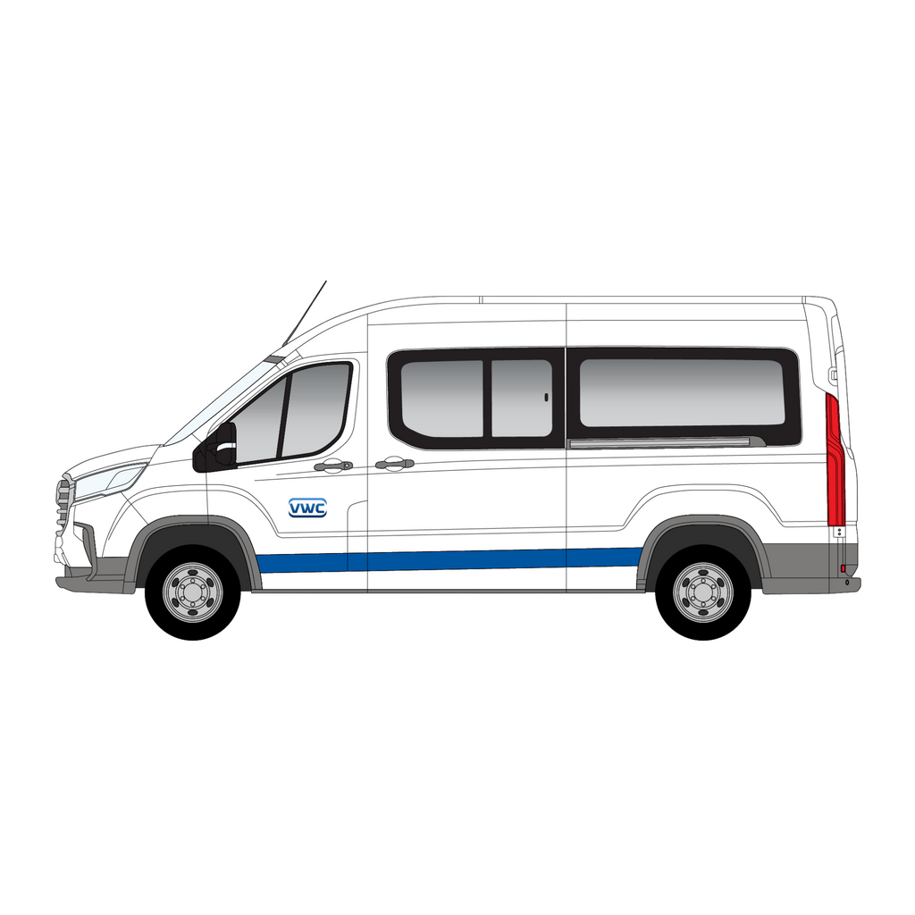 Maxus Deliver 9 2020-Current Left Passenger Side Window LWB