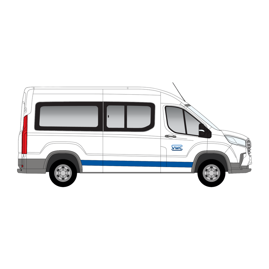 Maxus Deliver 9 2020-Current Right Driver Side Window LWB