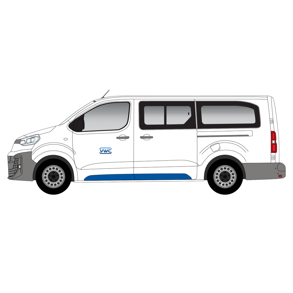 Fiat Scudo 2007-2016 Left Passenger Side Window XLWB