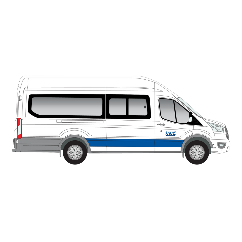 Ford Transit High Roof 2014-Current Right Driver Side Window XLWB